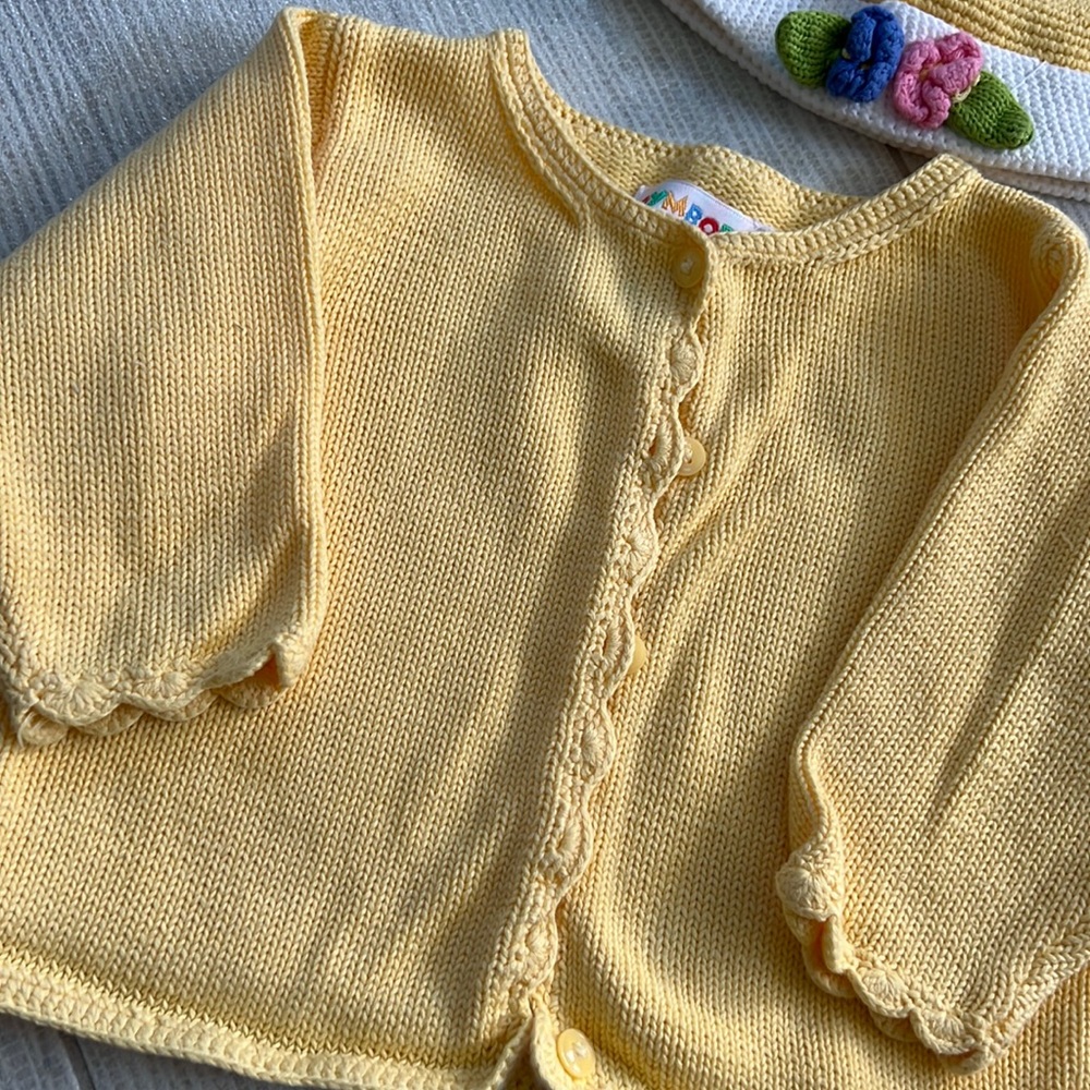 Gymboree cardigan and hat - Picture 2 of 3